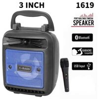 ✅ 100% Gốc Jcam Bk-1619 Karaoke LED Đèn Nhấp Nháy Loa Bluetooth Không Dây Di Động Chức Năng TWS / FM / USB / TF