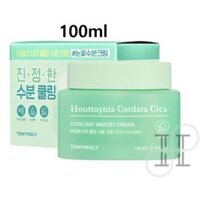 🇰🇷 [100ml] TONYMOLY Houttuynia Cordata Cica COOLING WATERY CREAM [Two-way use (cream/sleeping mask)] 100ml, Korea Skincare