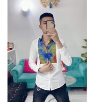 🔥 10.10 . 🔥 Áo sơ mi nam vá ngực màu trắng thời trang 🌺 . . . ⇼ new * 🔥 `