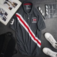🍏 🍀 10.10 . | SALE | HOT | HOT | THANH LÝ | Áo Polo Giordano Sọc Xéo Grey >> + [ HÀNG CHUAN ] ️🎽 .. .  . . . 🍎