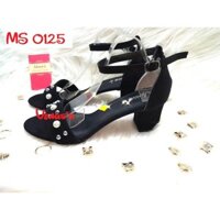 🍀 10.10 ⚡ Sale 10.10 MS 0125 GIÀY SANDAL CAO GÓT - ĐÍNH HỘT - GIÀY BIG SIZE CC saless Đẹp . Đẹp . .