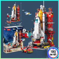 [ 1083 Chi tiết] Đồ chơi lắp ráp Tàu Vũ Trụ- Tàu Con Thoi, Bộ lắp ráp xếp hình Phi Hành Gia hộp giấy làm quà cho bé