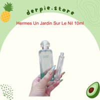 [ 10ML ] Nước hoa unisex 𝗛𝗘𝗥𝗠𝗘𝗦 Un Jardin Sur Le Nil EDT - mùi hoa sen, xoài xanh thơm mát