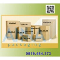[ 10x10x8 ] 500 Hộp Carton - Anna 007 Giấy Dày Cứng Cáp