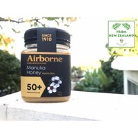 🇳🇿 [11/03/2028] Mật Ong Airborne Manuka Pollen 50%+ 250g Multifloral Honey New Zealand