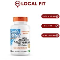 ( 120 - 240 Viên ) Viên uống DOCTOR'S BEST High Absorption Magnesium giúp bổ sung Magie tăng hiệu suất luyện tập