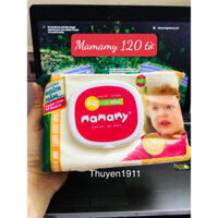 [ 120 tờ] Combo 10 gói khăn ướt MAMAMY 120 tờ không mùi ngừa hăm chống rôm sảy