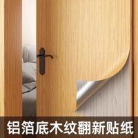 [ 12k Người Đã Thu Thập] Nhãn Dán Cửa Tấm Dán Toàn Bộ Cửa Gỗ Giấy Dán Tường Tái Trang Cửa Tự Dính Nhãn Dán Cửa Cửa Vào Sửa Đổi Che Phủ Nhãn Dán Tái Trang Cửa Cũ Vân Gỗ 1FE5