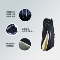 [ 13k Người Đã Thu Thập] Túi Đựng Vợt Cầu Lông Màu Đen Vàng Đeo Ngang Unisex Đơn Đôi Đeo Vai Cầm Tay Dung Tích Lớn Chống Nước Túi Đựng Vợt Cầu Lông