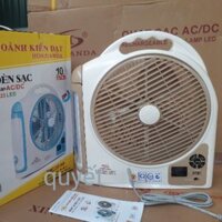 ( 2 BÌNH ẮC QUY)QUẠT SẠC TÍCH ĐIỆN HONJIANDA HJD FL 223 TÍCH HỢP CỔNG XẠC ĐIỆN THOẠI MÀN HÌNH LES  9 tốc độ giố