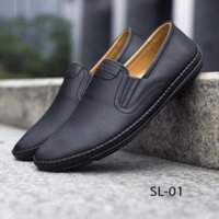 ( 2 MÀU) Giày lười nam Boss da bò chất đẹp - hàng xuất khẩu * new RT