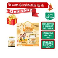 [ 20% Yến từ thiên nhiên ] Yến sào cao cấp Omely Nest Kids 6 lọ 70ml
