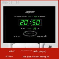 ♠ 2022 kỹ thuật số mới lịch vạn niên đồng hồ điện tử đồng hồ treo tường phòng khách nhà phòng ngủ treo tường vệ tinh thờ