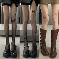 🔥 2025 🔥 quyến rũ cho nữ Mềm mại Thoải mái Đàn hồi cao Mùa Hè Vintage Thanh lịch Thời trang Quần tất siêu mỏng có hàng sẵn Quần tất lưới mỏng Quần tất ✩Nơ Lụa Vớ Gợi Cảm Đen Lụa Lưới Đỏ Ins Hợp Thời Trang Mỏng Nguyên Chất Mong Muốn Không Gió Cắt Quần Ch