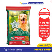 [ 20KG ] Thức Ăn Hạt Cho Chó Lớn Classic Pet Adult Beef, Hạt Cho Chó Trưởng Thành Vị Bò