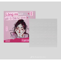 ( 216 Dải keo ) gắn mi tự dính trong suốt gắn mi cực mạnh giữ chặt liên tiếp không bung trong 48h