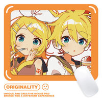 【 260x210mm 】 Miếng đệm chuột dễ thương Kagamine Rin Len Máy tính Accessorie FJTPD3656 250108
