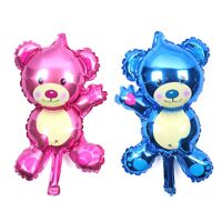 【∮】 2pcs Cartoon Bear Air Balls Aluminum Foil Balloon Birthday Party decor ☆HOT☆