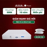 [ - 30% +Freeship] [MUA 1 TẶNG 2] Đệm lò xo Alina 3 sao chính hãng Nệm Kim Cương