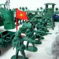 [ 35k Đánh Giá Tích Cực] Miễn Phí Vận Chuyển Mô Hình Lính Mini WWII Bàn Cát Quân Sự Lính Nhựa Đồ Chơi Giáo Dục Trẻ Em Bộ Đồ Chơi Chiến Tranh Cho Bé Trai