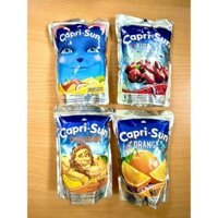 ( 4 Vị ) COMBO 10 túi Nước trái cây Capri Sun 200ml - hàng nhập khẩu Đức chính hãng