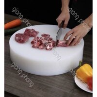 [ 40X12CM ] THỚT NHỰA TRÒN DÀY CAO CẤP CHUYÊN DỤNG NHÀ HÀNG - GP