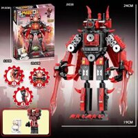 [ 473 chi tiết ] Bộ lắp ráp lego robot Skibidi Toilet Titan Red Devil 24 cm, mô hình Lego Skibidi Toilet-dorakid68