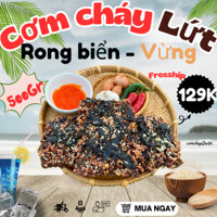 [ 500GR ] Cơm cháy gạo lứt rong biển vừng - Cơm cháy Quê Tôi - Cơm cháy thuần chay 100%