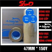 [ 6 cuộn ] Băng keo đục (47mm x 150Y) đóng gói hàng hóa – Băng dính OPP chuyên dùng trong công tác đóng gói và COD