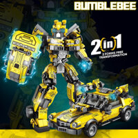 [ 617CT] Bộ đồ chơi xếp hình Lego Robot biến hình Bumblebee 2in1, Mô hình lắp ráp Lego Robot Transformers thông minh