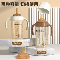 [ 61k Đánh Giá Tích Cực] Bình Sữa PP Nhựa Cổ Rộng Chống Đầy Hơi Có Ống Hút Dành Cho Trẻ Sơ Sinh Và Trẻ Nhỏ Từ 1.5 đến 3 Tuổi