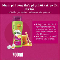 ( 700ml- 2027) Dầu gội phục hồi , ngăn rụng tóc, giảm gàu Vatika Dubai