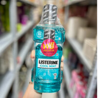 [ 750ml + tặng 250ml] Nước súc miệng listerine thái lan chính hãng