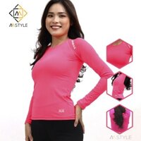 🍀 ❤️ 🍉 SALE Áo Tập Gym Tay Dài Màu Hồng Mẫu Mới - Mstyle.vn . 🍉 ❤️  .