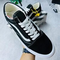 ( AHA Sneaker ) Giày thể thao vans vault ol skool nam nữ, giày vans đen trắng bản trung s.cấp full box bill