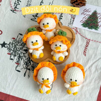 | Aiméexohlala | MÓC KHOÁ LEN VỊT MŨ CÀ RỐT