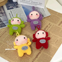 | Aiméexohlala Móc Khoá | MÓC KHOÁ TELETUBBIES BẰNG LEN