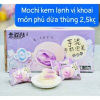 [ Ăn cực ngon ] Combo 2000g Bánh mochi kem lạnh mềm ngon nhiều vị Socola- Bơ- Sầu riêng- Khoai môn mềm ăn cực ngon