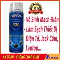 [ AN TOÀN ] Chai xịt vệ sinh bo mạch điện tử HERIOS xuất khẩu Châu Âu - FEMARI