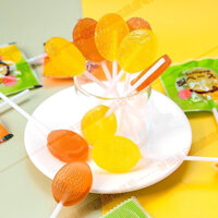 [ Ăn vặt ngon ] 500g Kẹo mút cứng Lollipop Kem lê- La hán quả - Bột sơn trà thơm ngon ngọt nhẹ ăn vặt tốt cho SK