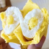 [ Ăn vặt ngon ] Combo 1000g Bánh bông lan hình chuối / Bánh chuối nhân kem món ăn dinh dưỡng LOẠI 1 VHMART40
