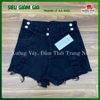 ✅ Ảnh thật 100% ✅ ❤️Quần short đen ulzzang quần nữ đẹp, soóc bò rách kiểu dáng hàn quốc cạp lưng cao❤️
