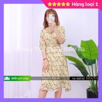 ✅ Ảnh Thật 100% Mặc Là Mê ✅🌺Váy hoa voan lỡ tay, Đầm voan xòe tay lỡ hàng thiết kế nhẹ nhàng đáng yêu🌺