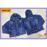 [ ẢNH THẬT ] ÁO KHOÁC RIN NỮ CÓ NÓN FORM NGANG HÔNG FREESIZE >65kg