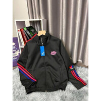 [ ẢNH THẬT ] ÁO KHOÁC THỂ THAO CAO CẤP CHẤT VẢI POLY PHỐI SỌC TAY FREESIZE DƯỚI 60KG