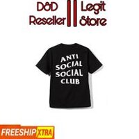 ( Ảnh Thật ) Áo Thun Unisex Anti Social Social Club ( Basic ) Màu Đen Cotton Mỹ Nam/Nữ , Full Tag - ddseller
