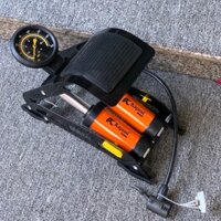 [ ẢNH THẬT ]Bơm hơi đạp chân 2 ống hiệu Kapusi Nhật Bản, Bơm hơi đạp chân 2 XiLanh