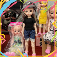 ( Ảnh Thật ) Búp Bê Thời Trang 18 Mẫu Ella Mắt Đá Khớp Xoay Linh Hoạt Cao 30cm