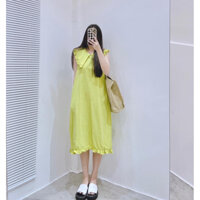 [ Ảnh thật ] Đầm cổ thuyền 2 màu fom < 60kg