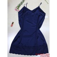 [ ẢNH THẬT ] Đầm ngủ lụa thời trang 2 dây cao cấp size rộng